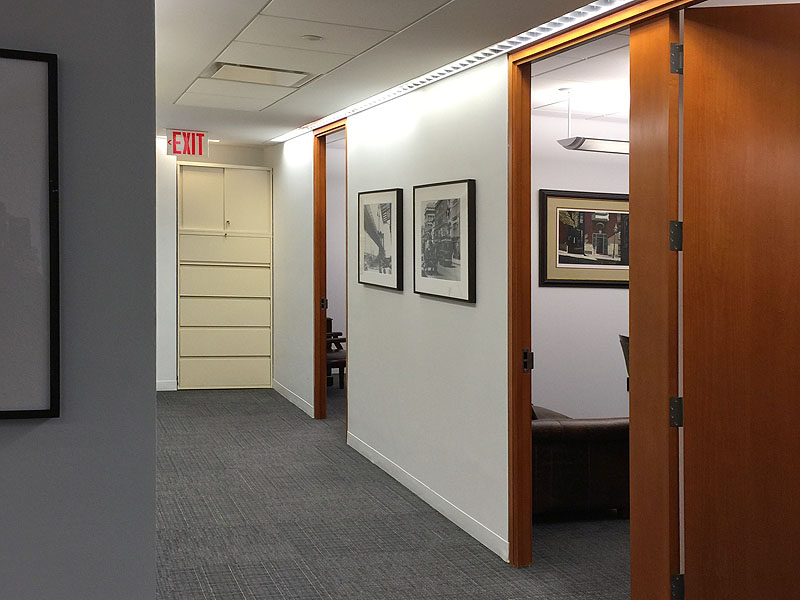 hallway art installation washington square